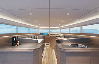 Global Exp 66 - MCP Yachts - Salão